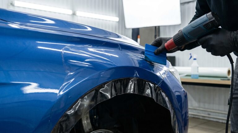 découvrez les techniques de chauffage et thermoformage pour sculpter parfaitement le film sur la carrosserie, alliant précision et durabilité pour une finition optimale.