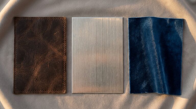 découvrez nos coverings texturés uniques : cuir, brossé, velours et bien plus pour des finitions originales et élégantes.