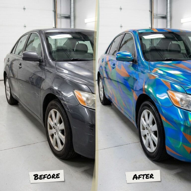 Est-ce qu'un covering peut être appliqué sur une voiture rayée ?