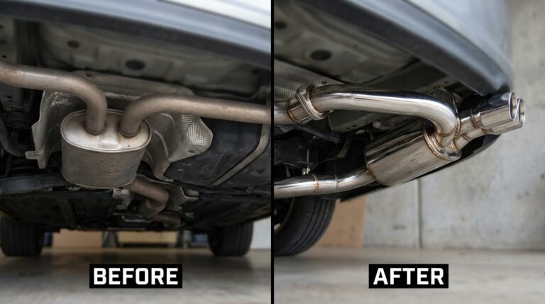 découvrez notre ligne complète d'échappement avec comparaison avant/après pour optimiser la performance de votre véhicule.