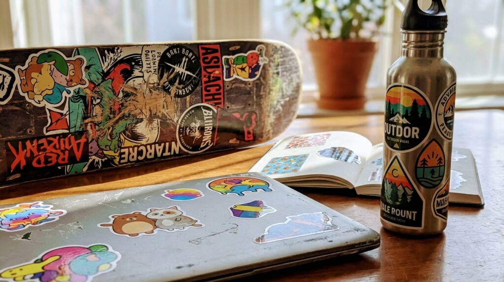 découvrez nos stickers et décalcomanies pour personnaliser vos objets à petit prix. une solution économique et facile pour un style unique et original.